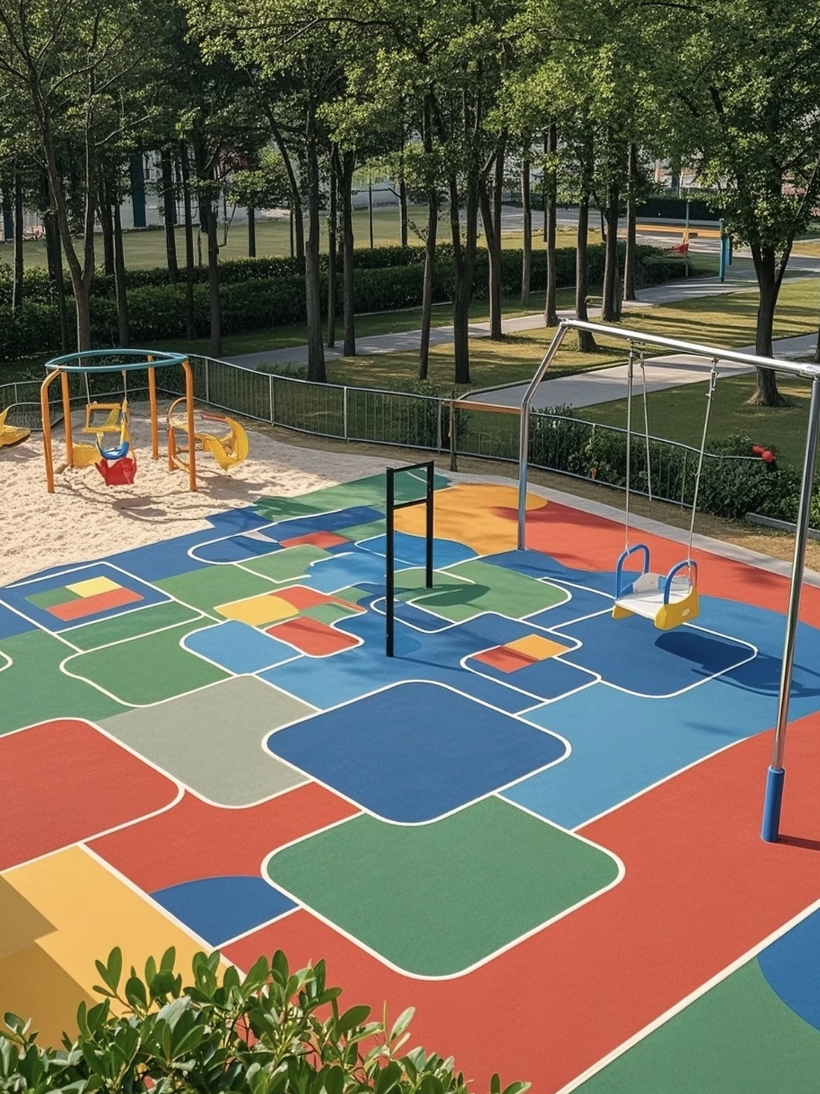 EPDM 塑胶跑道的 “透气透水” 原理，雨天不积水的秘密